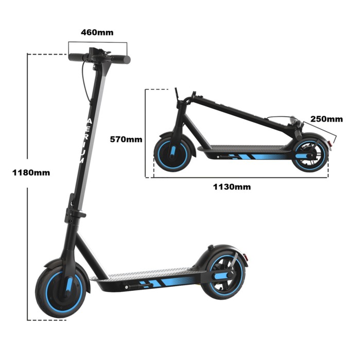 Električni romobil AERIUM MaxRide T500 plavi Električni romobil AERIUM MaxRide T500 plavi